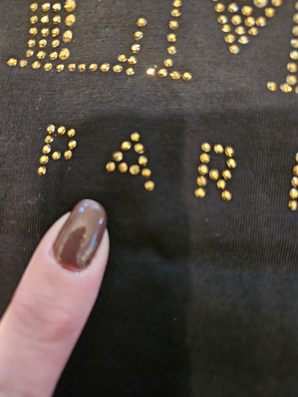 Balmain Black Logo Studded Sleeveless Top with Gold Snap Buttons - Picture 3 of 10